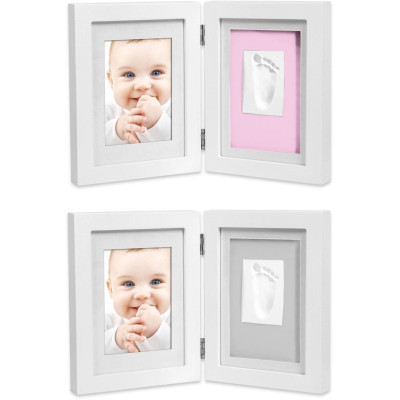 INTERBABY | Rámček ODTLAČOK + FOTKA stolný