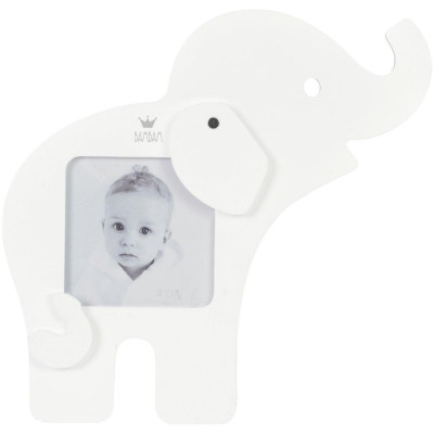 BAMBAM | Sloník na fotku - BIELY