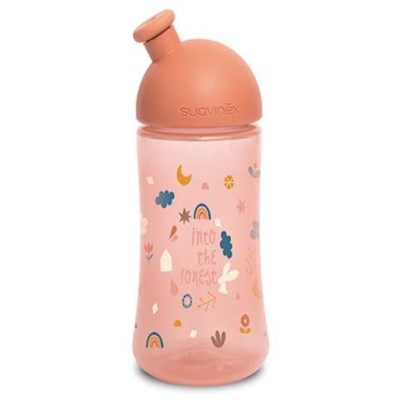 SUAVINEX | Tretia fľaša  FOREST 270 ml - ružová