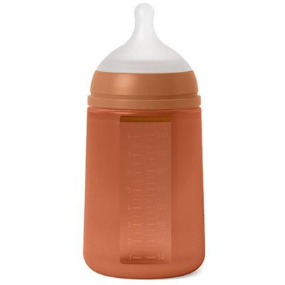 SUAVINEX | DOJČENSKÁ FĽAŠA 240 ml M COLOUR ESSENCE - tehlová