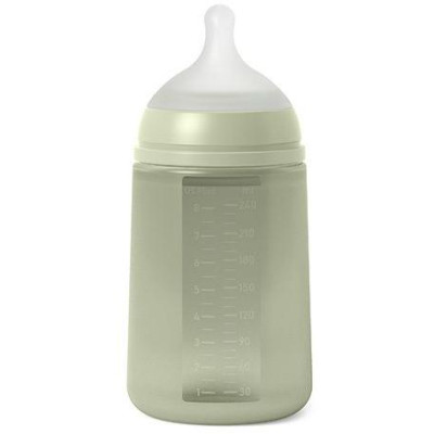 SUAVINEX | DOJČENSKÁ FĽAŠA 240 ml M COLOUR ESSENCE- zelená