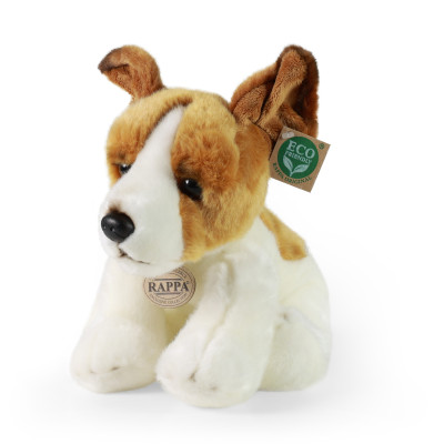 Plyšový pes jack russell teriér sediaci, 30 cm