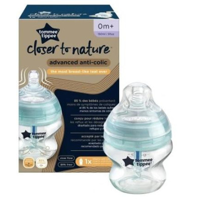 TOMMEE TIPPEE TTP42240586 Butelka plastikowa antykolkowa 150 ml
