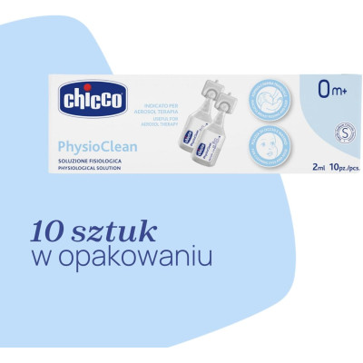 CHICCO 00010171020100 Izotoniczny roztwór soli fizjologicznej 2ml 10 sztuk
