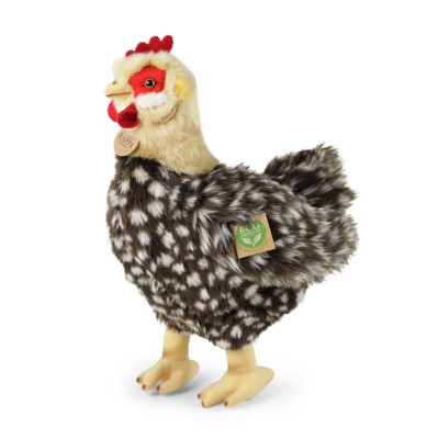 Plyšová sliepka stojaci, 33 cm, ECO-FRIENDLY