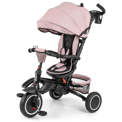 MILLY MALLY 6191 Rowerek trójkołowy Stanley Rubber New Pink