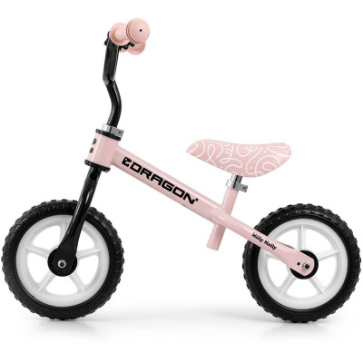 MILLY MALLY 6347 Rowerek biegowy DRAGON pink