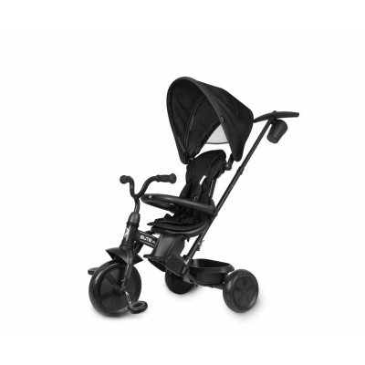 MILLY MALLY Qplay Rowerek trójkołowy Elite Platinum Black