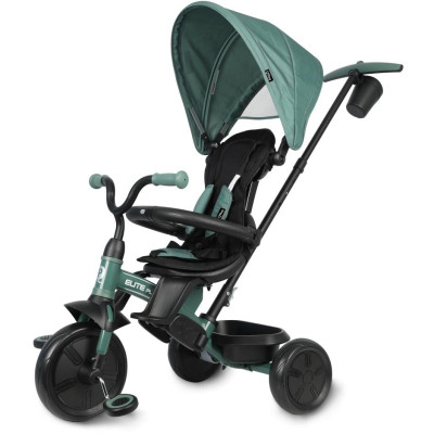 MILLY MALLY Qplay Rowerek trójkołowy Elite Platinum Green