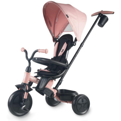 MILLY MALLY Qplay Rowerek trójkołowy Elite Platinum Pink