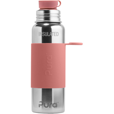Pura TERMO fľaša so športovým uzáverom 650ml - Rose