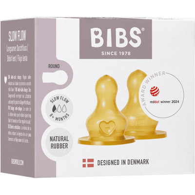 BIBS Baby Bottle kaučukové cumlíky - stredný prietok