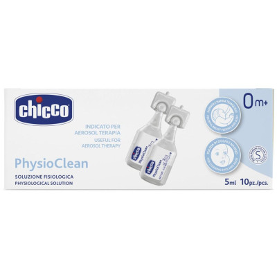 CHICCO 00010171050100 Izotoniczny roztwór soli fizjologicznej 5 ml 10 sztuk