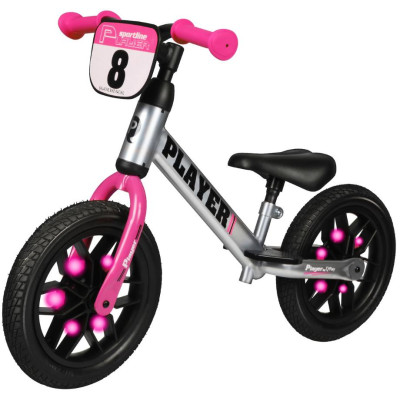 MILLY MALLY 4100 Qplay Rowerek biegowy Player pink