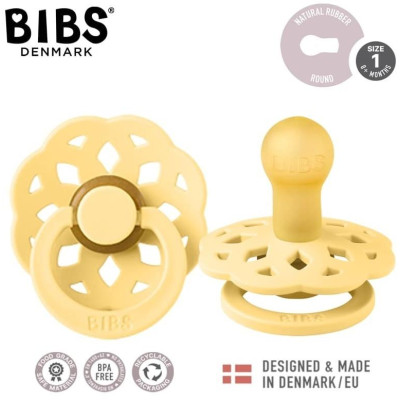 BIBS Smoczek uspokajający BOHEME PALE BUTTER S