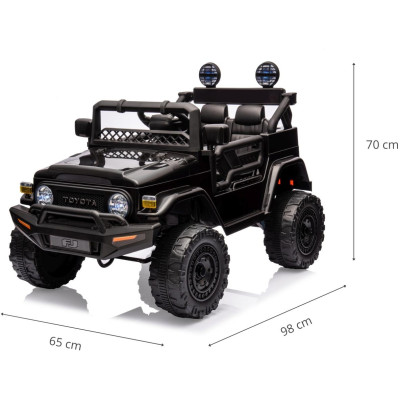 MILLY MALLY 5723 Pojazd na akumulator Toyota FJ Cruiser Black