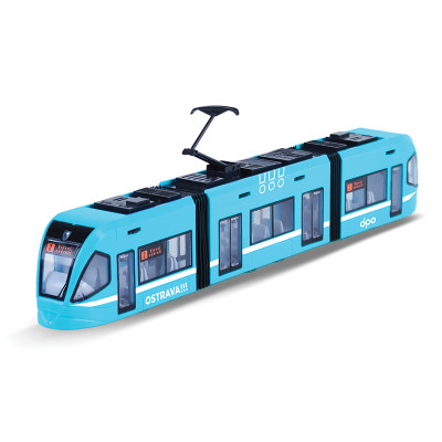 Moderná električka DPO Ostrava modrá 47 cm