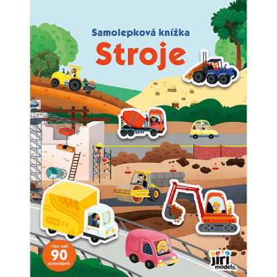 Knižka samolepková Stroje