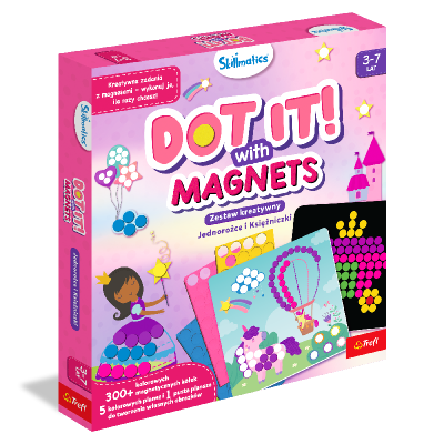 TREFL 62600 Skillmatics kreatívna sada s magnetmi Jednorožci a princezné