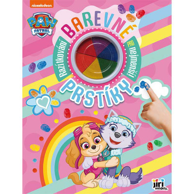 Farebné prstíky Tlapková patrola ružové