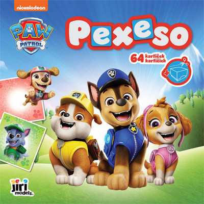 Pexeso v zošite Tlapková Patrola