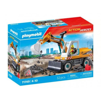 Playmobil 71749 - Action Heroes Large Excavator