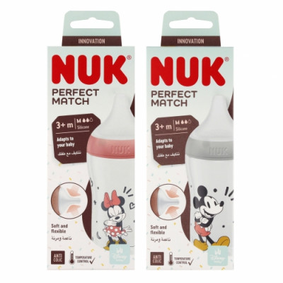 NUK 742036 MICKEY PP 260ml silikónová fľaša