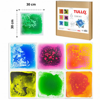 TULLO 702 Zmyslová cesta - zmyslové tekuté dlaždice 6 ks.