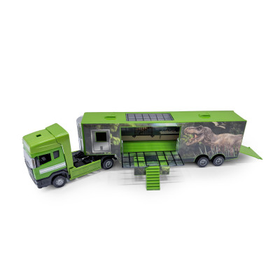 Auto kamión kov/plast s motívom dinosaura III.