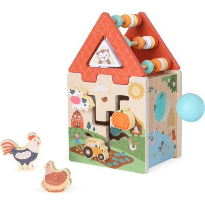 2Kids Toys Motorická kocka Farma 2 v 1