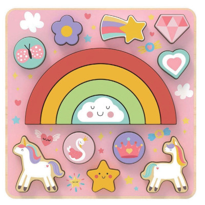 2Kids Toys Balančné puzzle Unicorn 2 v 1