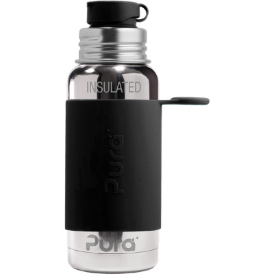 Pura TERMO fľaša so športovým uzáverom 475ml - Black