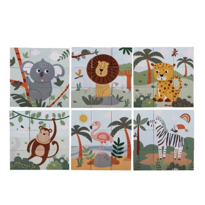 2Kids Toys Drevené kocky Safari