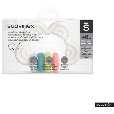 SUAVINEX | HRYZÁTKO silikonové +6 m- BAREVNÉ