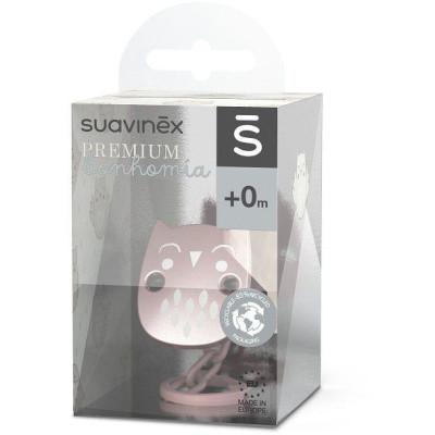 SUAVINEX | PREMIUM KLIP na cumlík BONHOMIA - ružový