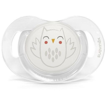 SUAVINEX | Cumlík SX PRO anatomický BONHOMIA 0/6 m SOVIČKA - biela