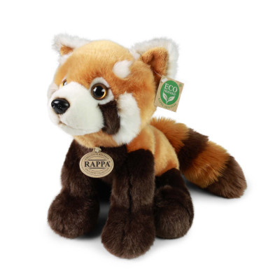 Plyšová panda červená stojaca 30 cm ECO-FRIENDLY