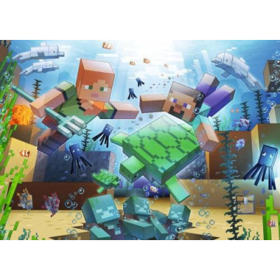 Ravensburger - Puzzle 1000 Minecraft Mosaic