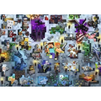 Ravensburger - Puzzle 1000 Minecraft Mobs