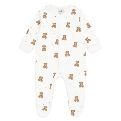 BABY 002483 Pajac niemowlęcy Misiek 80/86 prążek