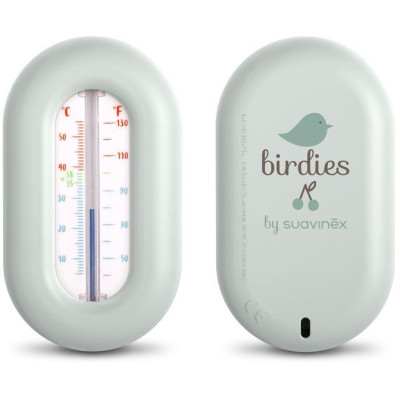 SUAVINEX | Teplomer do vane BIRDIES - zelený