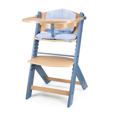KINDERKRAFT Krzesełko do karmienia ENOCK Nordic Breeze z poduszką
