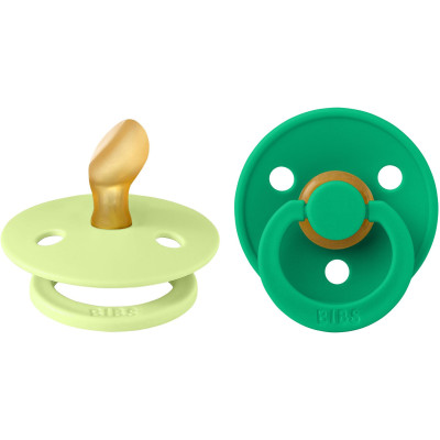 BIBS Colour anatomické cumlíky z prírodného kaučuku 2 ks - veľkosť 1 - Matcha / Cactus