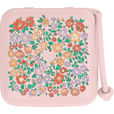 BIBS x LIBERTY krabička na cumlíky - Oscar Meadow Blossom