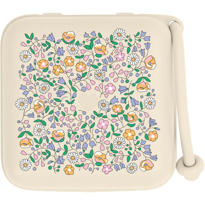 BIBS x LIBERTY krabička na cumlíky - Chloe Meadow Ivory