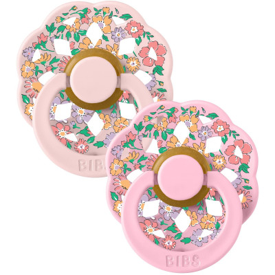 BIBS x Liberty Boheme cumlíky z prírodného kaučuku 2ks - veľkosť 1 - Oscar Meadow Blossom Mix