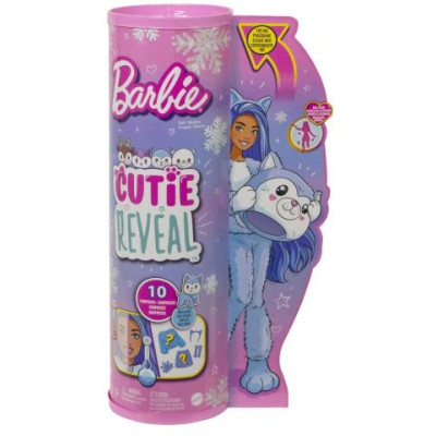 Mattel - Barbie Sparkly Snowflake Cutie Reveal Husky Doll / from Assort