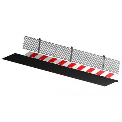 Carrera - Guard Rail Barriers With Debris Fencing