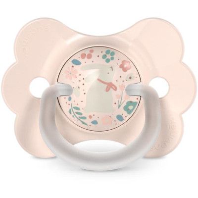 SUAVINEX | Cumlík SX PRO fyziologický BUTTERFLY WONDERLAND NEW 0/6m - ružový králik