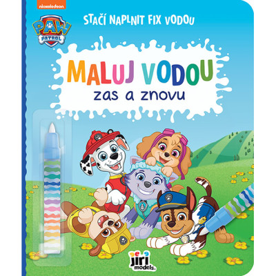 Omaľovánka Maľuj vodou zas a znovu Tlapková patrola